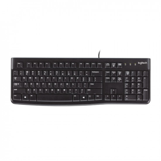 Logitech K120 USB US Black (920-002508) (LOGK120BK)