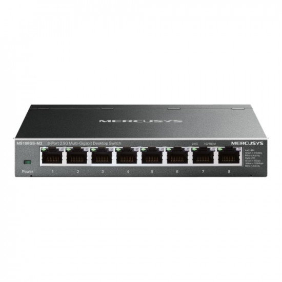 Mercusys 8-Port 2.5G Multi-Gigabit Desktop Switch (MS108GS-M2) (MERMS108GS-M2)