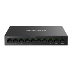Mercusys 8-Port 10/100 Mbps + 2-Port Gigabit Desktop Switch with 8-Port PoE+ (MS110CMP) (MERMS110CMP)