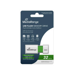 MediaRange USB 2.0 Flash Drive Color Edition 32GB (Green) (MR973)