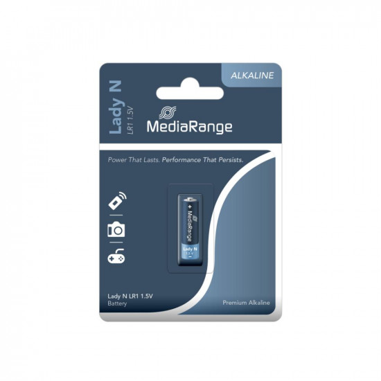 MediaRange Premium Alkaline Battery Lady N|LR1|1.5V  (MRBAT116)