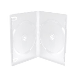 MediaRange DVD Case  for 2 Discs 14mm machine packing grade Frosted/Transparent (MRBOX26-M)