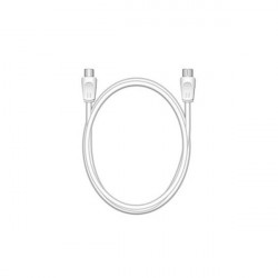 Καλώδιο MediaRange Coax Plug/Coax Socket, 75 Ohm, 3.0M, White (MRCS163)