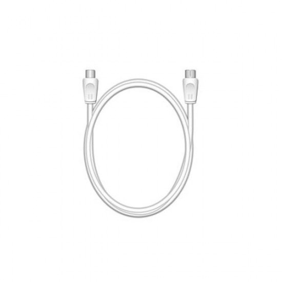 Καλώδιο MediaRange Coax Plug/Coax Socket, 75 Ohm, 3.0M, White (MRCS163)