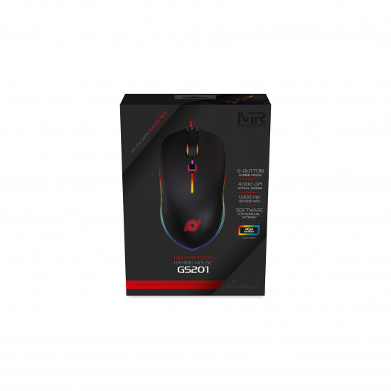 MediaRange wired Gaming-mouse with RGB-effect (MRGS201)