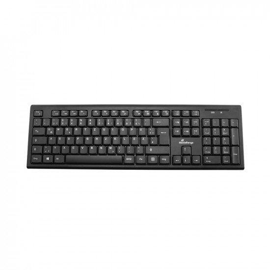 MediaRange Multimedia Keyboard, Wireless (Black) (MROS111-GR)