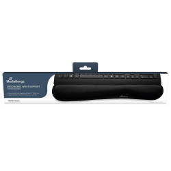 MediaRange Ergonomic Keyboard Pad With Gel Wrist Support Black (MROS252)