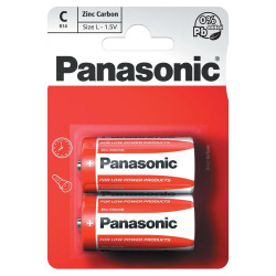 Panasonic R14 C Zinc-carbon battery (blister) 2pcs (PAN10864)