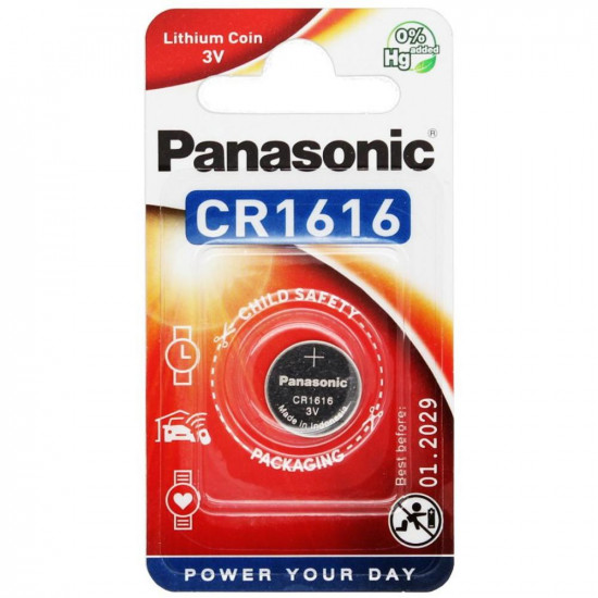 Panasonic CR1616 lithium battery (blister) (PAN18170)