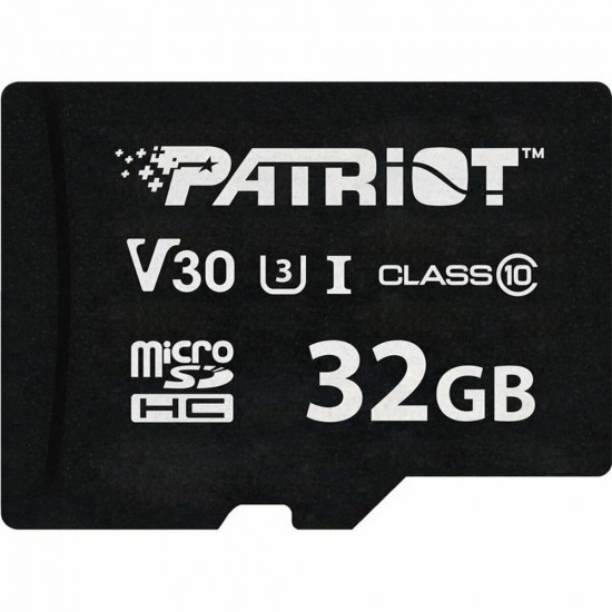 Patriot Memory Card VX Series 32GB MicroSDXC V30 Class 10 UHS-I U3 4K UHD (PSF32GVX31MCH) (PATRPSF32GVX31MCH)