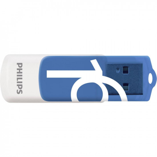 Philips Vivid 16GB USB 2.0 Stick Λευκό (FM16FD05B/00) (PHIFM16FD05B-00)