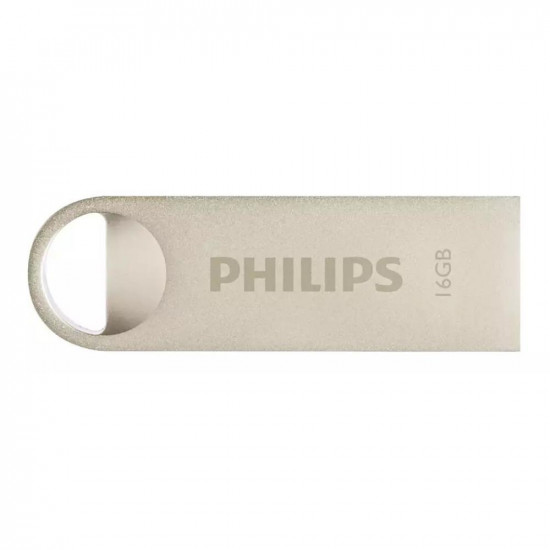 Philips Moon 16GB USB 2.0 Stick Ασημί (FM16FD160B/00) (PHIFM16FD160B-00)