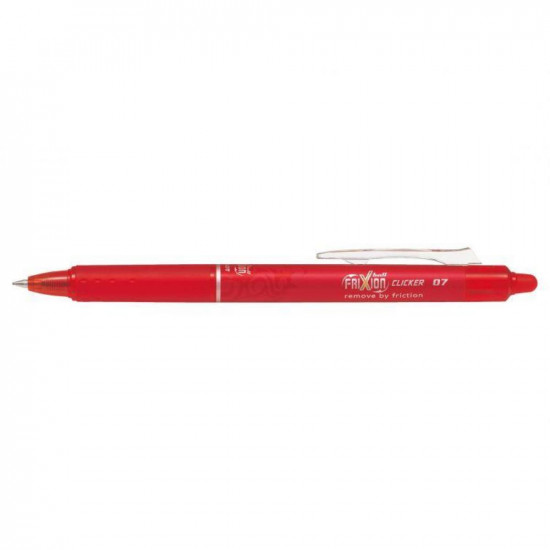 Pilot Rollerball Pen Frixion Clicker M Red (BLRT-FR7-RD) (PILBLRT-FR7-RD)