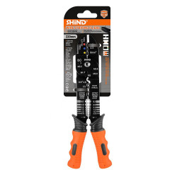 Shind Πρεσα Ακροδεκτων - Απογυμνωτης Καλωδιων 220mm (SHI-94080) (SHI94080)