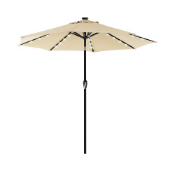 SONGMICS Ομπρέλα Δαπέδου Στρογγυλή 180 g/m² Beige (GPU040M01) (SNGGPU040M01)