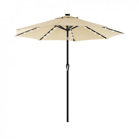 SONGMICS Ομπρέλα Δαπέδου Στρογγυλή 180 g/m² Beige (GPU040M01) (SNGGPU040M01)