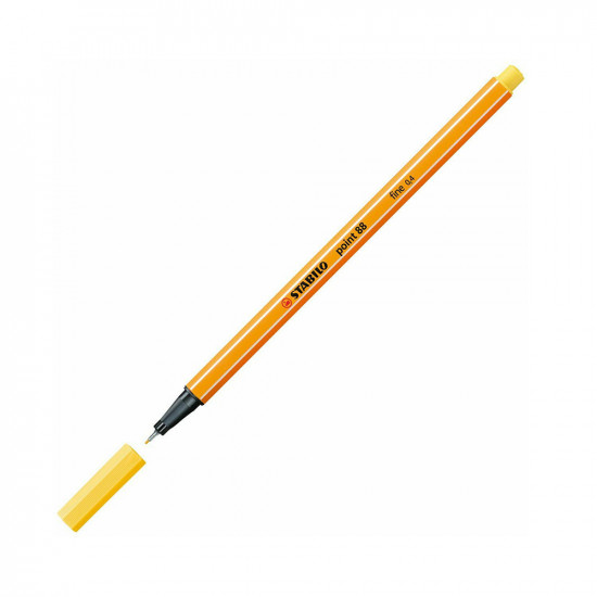 Μαρκαδόρος Σχεδίου STABILO Point 88 0.4 mm (Yellow) (88/44)