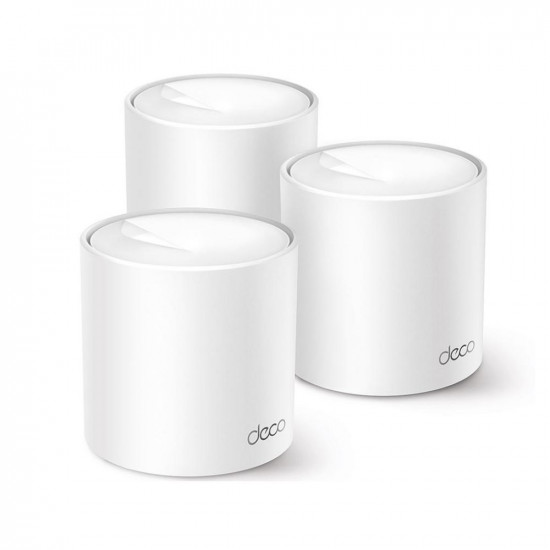 TP-LINK Deco X10 AX1500 Whole Home Mesh Wi-Fi 6 System Dual Band (2.4 & 5GHz) (DECO X10(3-PACK) (TPDECOX10-3PACK)