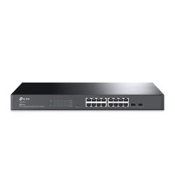 TP-LINK JetStream 16-Port Gigabit Smart Switch with 2 Gigabit SFP Slots (SG2218) (TPTL-SG2218)
