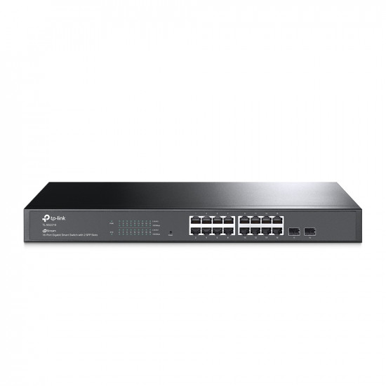 TP-LINK JetStream 16-Port Gigabit Smart Switch with 2 Gigabit SFP Slots (SG2218) (TPTL-SG2218)