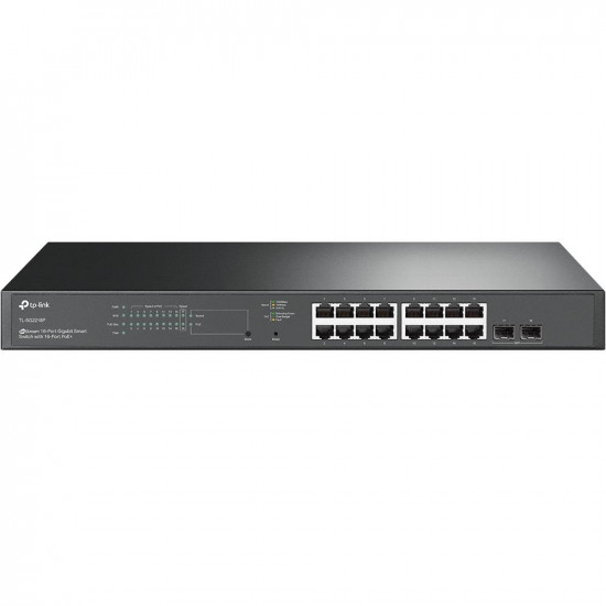 TP-Link JetStream 18-Port Gigabit Smart Switch with 16-Port PoE+ (SG2218P) (TPTL-SG2218P)