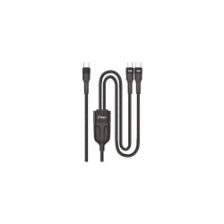 ttec AlumiCable Duo USB-C – 2 USB-C 100W Fast Charge Cable150cm (2DK55S) (TTEC2DK55S)