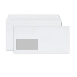 Typotrust Φάκελος Λευκός με Παράθυρο Αριστερά 115x230 (3007) (TYP3007)