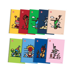 Typotrust Humans Τετράδιο Σπιράλ Β5 2 θεμάτων (4552-15) (TYP4552-15)