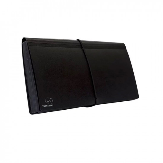 Typotrust Φάκελος Μαύρος με Λάστιχο 13 Θέσεων 26x14,5 (FP26001-01) (TYPFP26001-01)