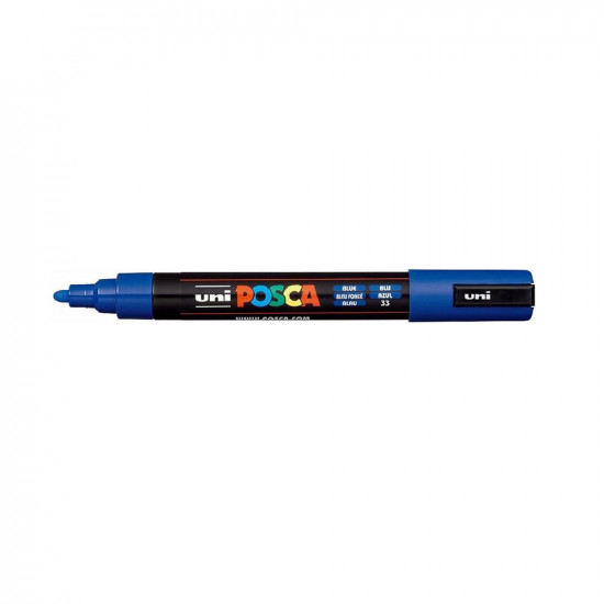 Uni-Ball Μαρκαδοροι Posca Pc-5M Medium Blue (PC5MMBL) (UNIPC5MMBL)