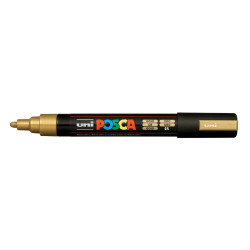 Uni-Ball Μαρκαδοροι Posca Pc-5M Medium Gold (PC5MMGLD) (UNIPC5MMGLD)