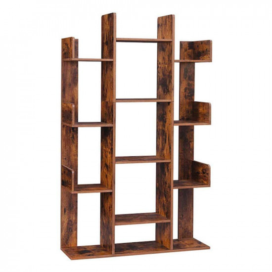 Vasagle Ξύλινη Βιβλιοθήκη με 13 Ράφια 86 x 25 x 140 cm LBC67BXV1