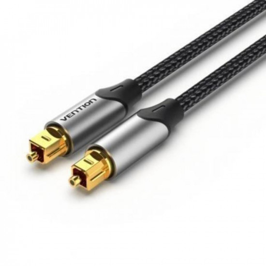 VENTION Optical Fiber Audio Cable 1.5M Black Aluminum Alloy Type (BAVHG) (VENBAVHG)