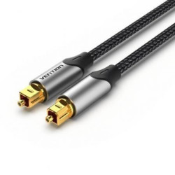 VENTION Optical Fiber Audio Cable 2M Black Aluminum Alloy Type (BAVHH) (VENBAVHH)