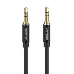 VENTION 3.5mm Male to Male Audio Cable 3M Black Aluminum Alloy Type (BAXBI) (VENBAXBI)