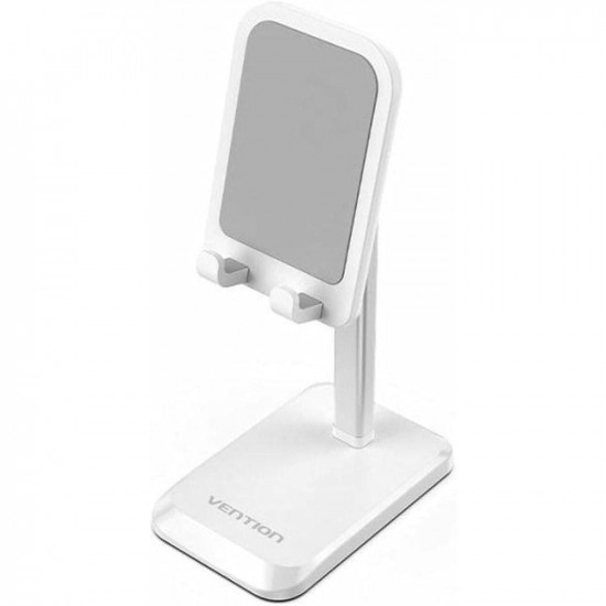 VENTION Height Adjustable Desktop Smartphone Stand White Aluminum Alloy Type (KCQW0) (VENKCQW0)