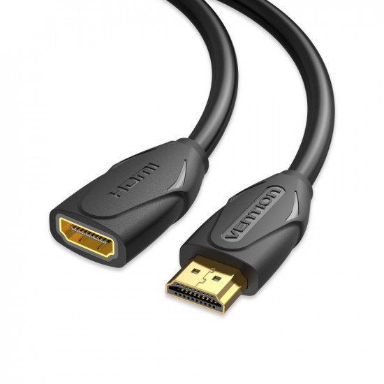 VENTION HDMI Extension Cable 1.5M Black (VAA-B06-B150) (VENVAA-B06-B150)