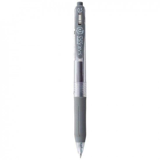 Zebra Sarasa Clip Gel Pen 0.5 Γκρι (ZB-35131) (ZEB35131)