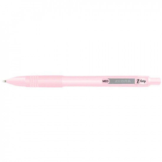 Zebra Στυλό Ballpoint Pastel Pink 1.0mm με Μπλε Μελάνι Z-Grip Smooth (ZB-91807) (ZEB91807)