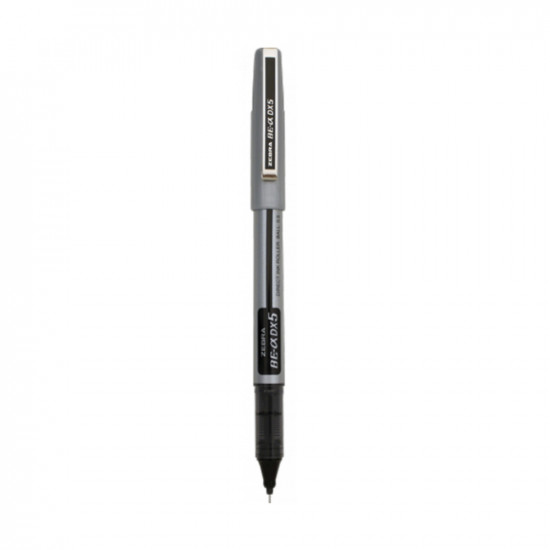 Zebra DX5 Zebroller SILVER RollerPen 0,5mm Black (ZB-16071Z) (ZEBZB-16071Z)