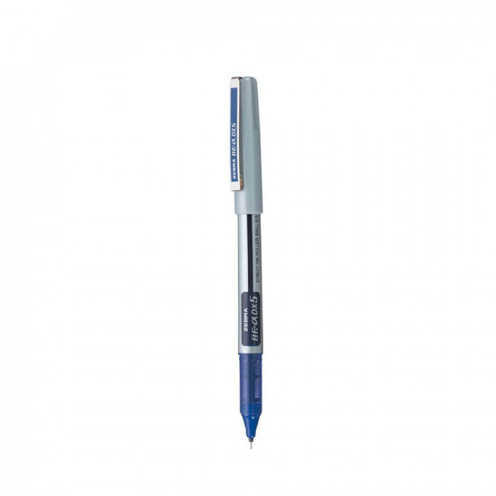 Zebra DX5 Zebroller SILVER RollerPen 0,5mm Blue (ZB-16072Z) (ZEBZB-16072Z)