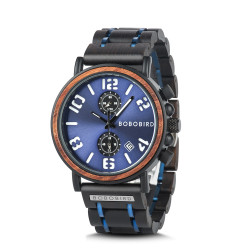 Bobo Bird GS026-2 Mens Quartz Wooden Watch