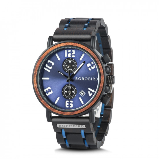 Bobo Bird GS026-2 Mens Quartz Wooden Watch