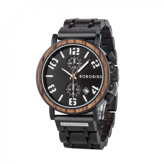 Bobo Bird GS026-4 Mens Quartz Wooden Watch