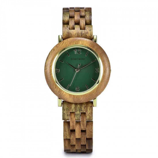 Bobo Bird GT025-1 Womens Quartz Wooden Watch