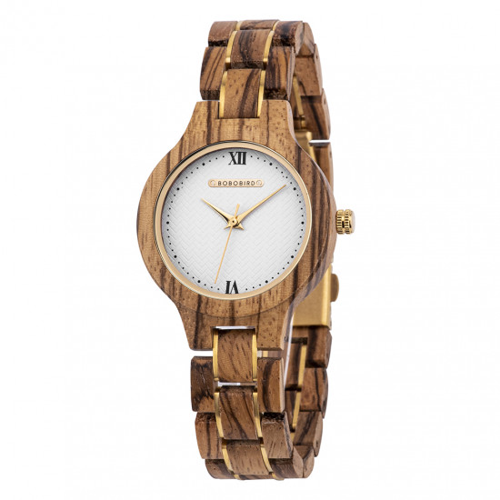 Bobo Bird GT055-2A Womens Quartz Wooden Watch