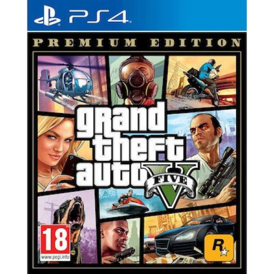 Grand Theft Auto V Premium Edition PS4 Game 5026555424295