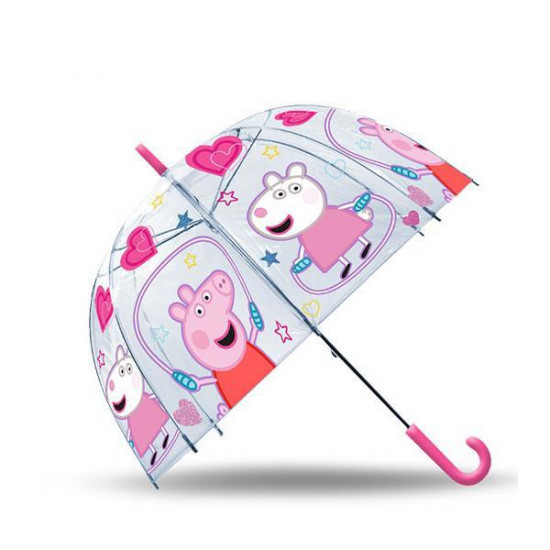 Ομπρέλα διάφανη Peppa Ø46εκ.