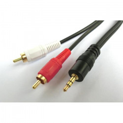Cable Audio 3.5mm M/2xRCA M 5m Aculine AU-014 - ACULINE