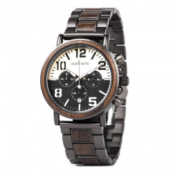Bobo Bird GR025-2 Mens Quartz Wooden Watch